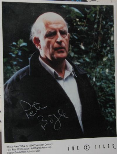 Autographed Peter Boyle as Clyde Bruckman
